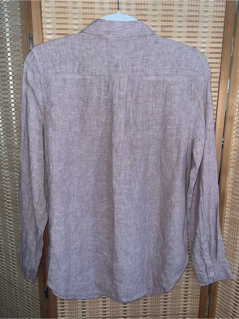Quince 100% European Linen Long Sleeve Shirt in M